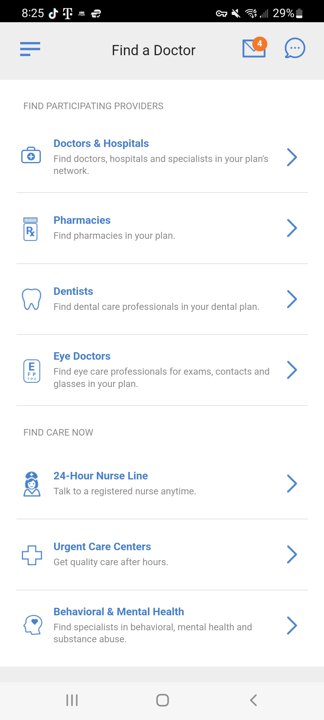 Mobile App UI - Find a doctor