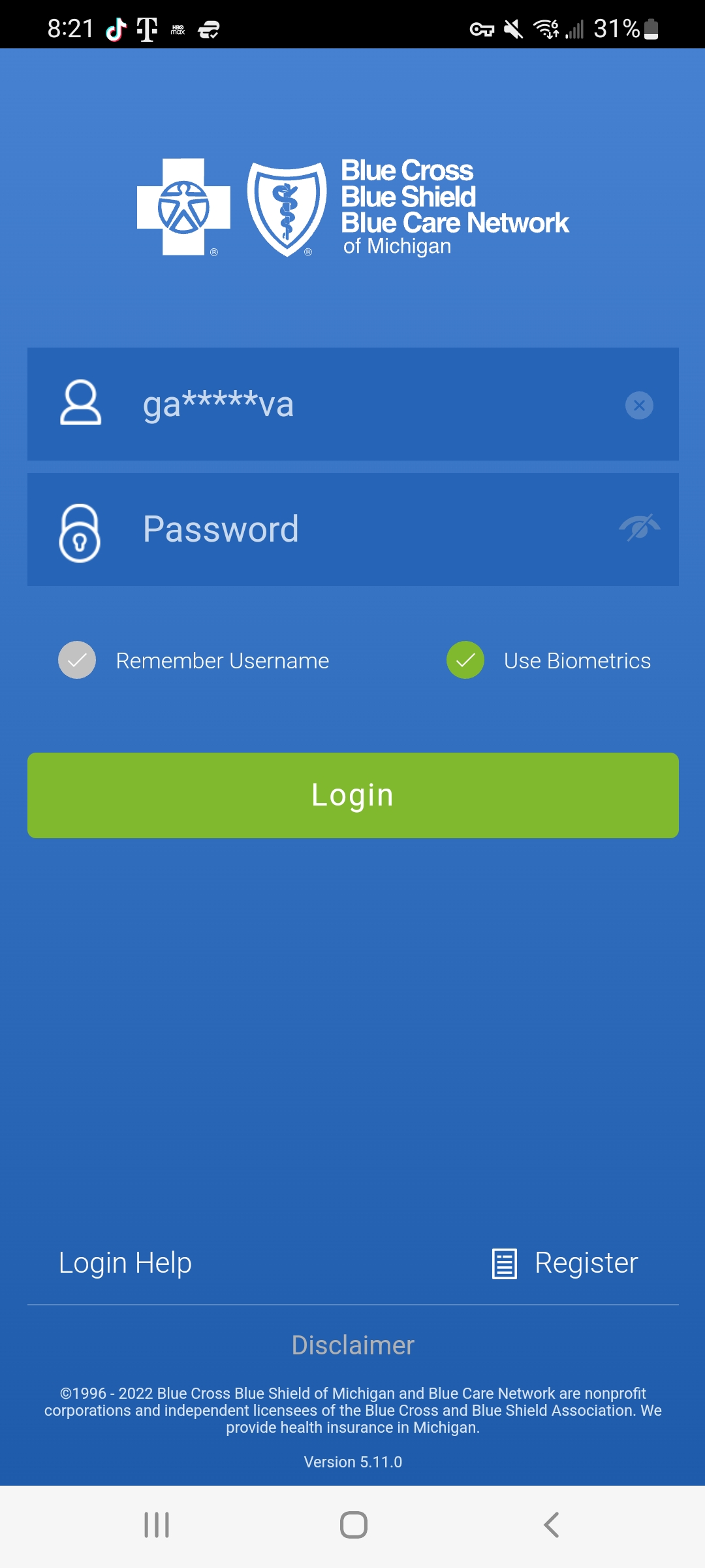 Mobile App UI - Login