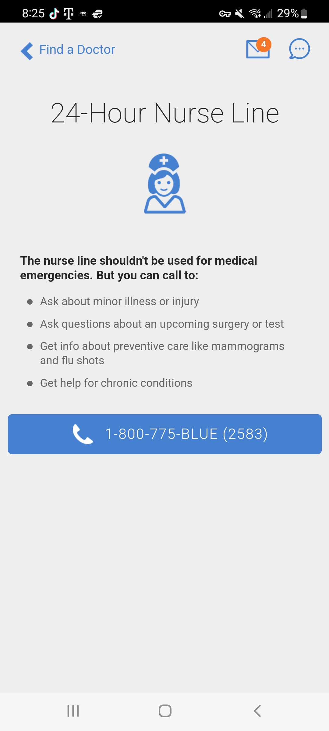 Mobile App UI - Nurseline