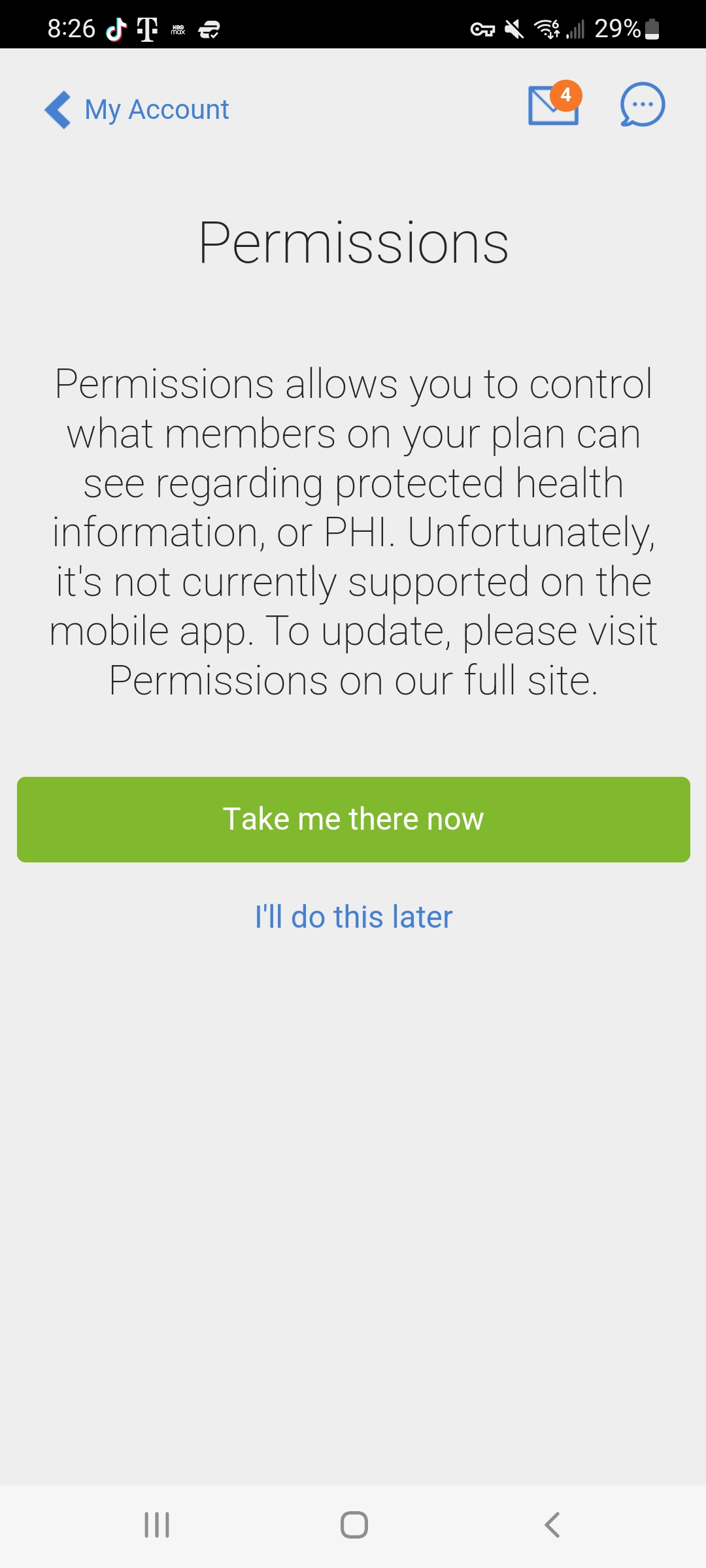 Mobile App UI - Permissions