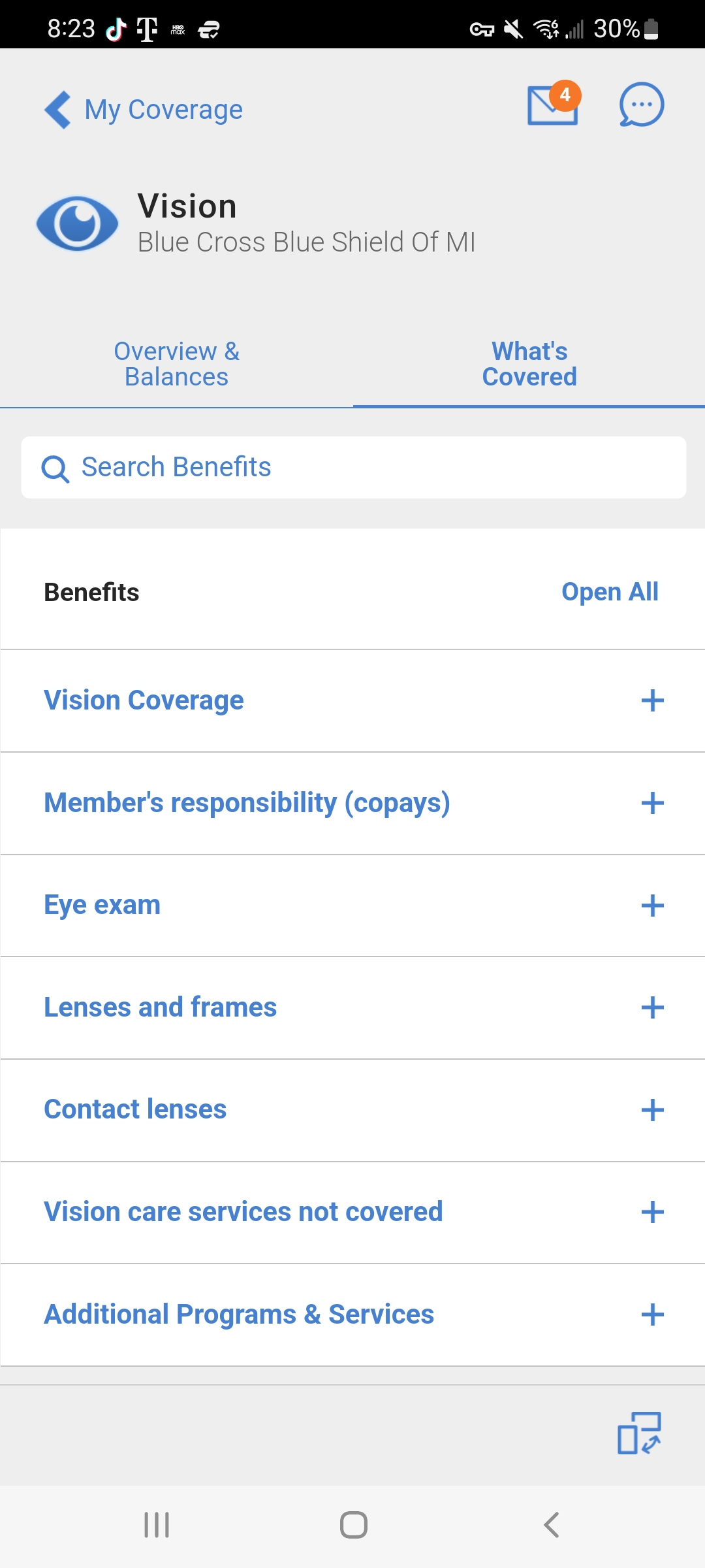 Mobile App UI - Vision